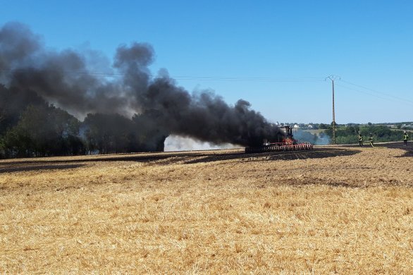 En Mayenne. De nombreux feux agricoles en une semaine