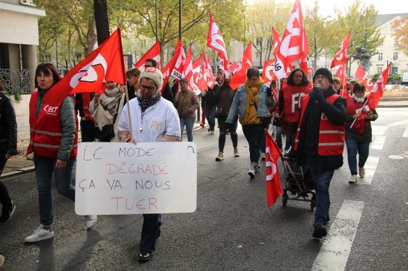 Mobilisation à Angers. Les agents des Résidences du Val d'Oudon restent inquiets : "Le préavis de grève va courir jusqu'au 25 octobre"