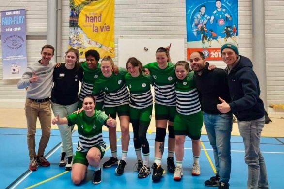 Pouancé. Première victoire des filles de l'Ombrée-d'Anjou handball : "Trois mois d'existence et déjà une victoire"