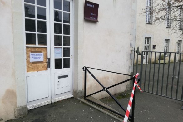 Château-Gontier. Tentative d'effraction et début d'incendie au lycée Victor-Hugo
