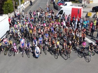 95 coureurs ont disputé le prix de la ville de Craon lors de la troisème manche du Challenge 53 écoles de vélo - Club