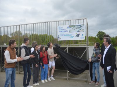 Présentation du futur skatepark de Château-Gontier_sur-Mayenne - vendredi 19 avril 2024. - Elodie Chalandre
