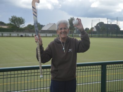 Segré - Micheline, bénévole, bénévolat associatif, bénévole aux JO, Hockey Segré - jeudi 16 mai 2024 - Elodie Chalandre