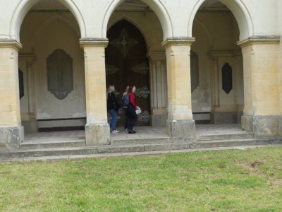 Le cloître a été ouvert aux visiteurs, une occasion unique de voir ce lieu historique. - Anne Roger