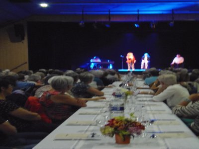 Pendant le spectacle de la Chaise Rouge. - Picasa