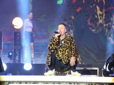 Macklemore a tenu le V and B Fest' en forme avant le feu d'artifice. - Thomas Gourlin