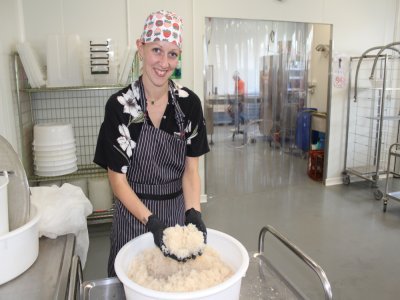 Marjolaine Nantillet, ici avec les grains de kéfir. - Thomas Clavreul