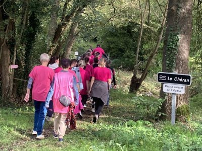 Un parcours qui a permis de découvrir les chemins pédestres de la commune - Mickael