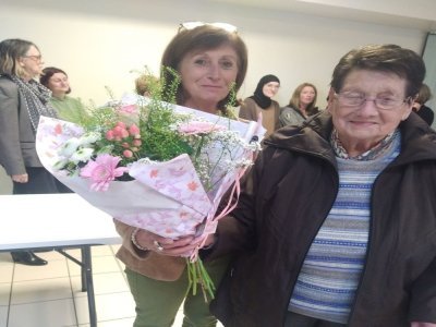 Suzanne Prod'homme et Bernadette Ravary, son intervenante. - Geneviève charrier