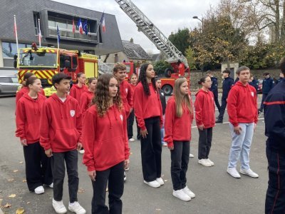 Les cadets de la sécurité civile du collège Volney - Mickael