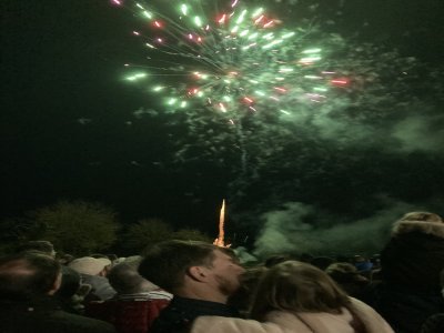 Un feu d'artifice aux couleurs de Noël - Mickael