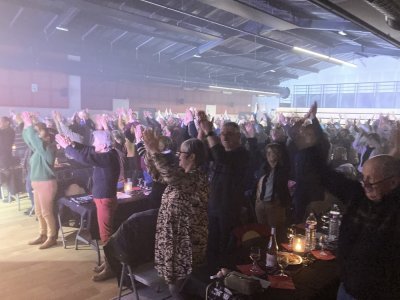 Il y avait beaucoup d'ambiance à la soirée cabaret - Mickael