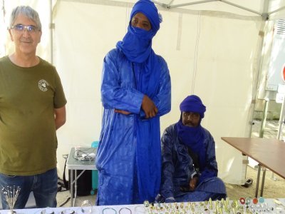 Maouli et Idrissa, membres d'actions humanitaires d'Agadez. - Picasa
