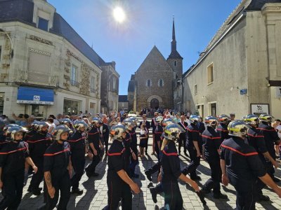 les pompiers à l'honneur - Renault Frédéric