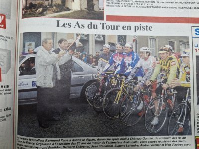 Les As du Tour de France dans le Sud-Mayenne. - Charlie Creteur