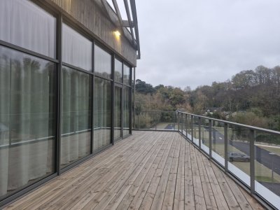 Le nouveau local d'Anjou Bleu communauté dispose d'un espace extérieur. - Elodie Chalandre