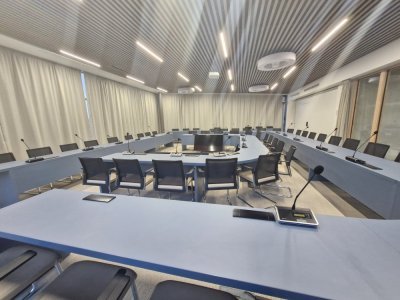 La salle de réunion du conseil communautaire. - Elodie Chalandre