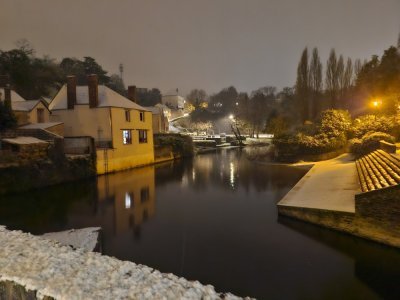 En quelques minutes, la ville est devenue blanche.&nbsp; - Elodie Chalandre