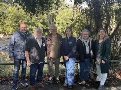 Le message avait &eacute;t&eacute; sollicit&eacute; pour l'inauguration de la grande voli&egrave;re des macaques de Tonk&eacute;an. - Refuge de l'Arche