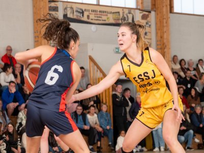 Glwadys Gaqu&egrave;re a termin&eacute; meilleure marqueuse de son &eacute;quipe face au&nbsp;Mans. - Vincent Joly