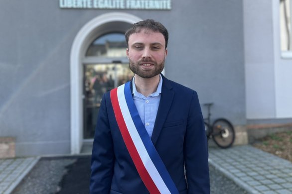 Renazé. A seulement 29 ans, il est le plus jeune maire de la Mayenne